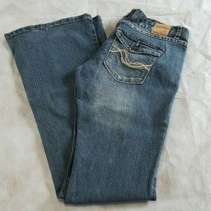 Red Camel Flare Jeans